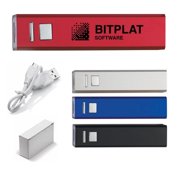 Quick Ship Rectangle Power Bank 2200mAh  in Stock 2