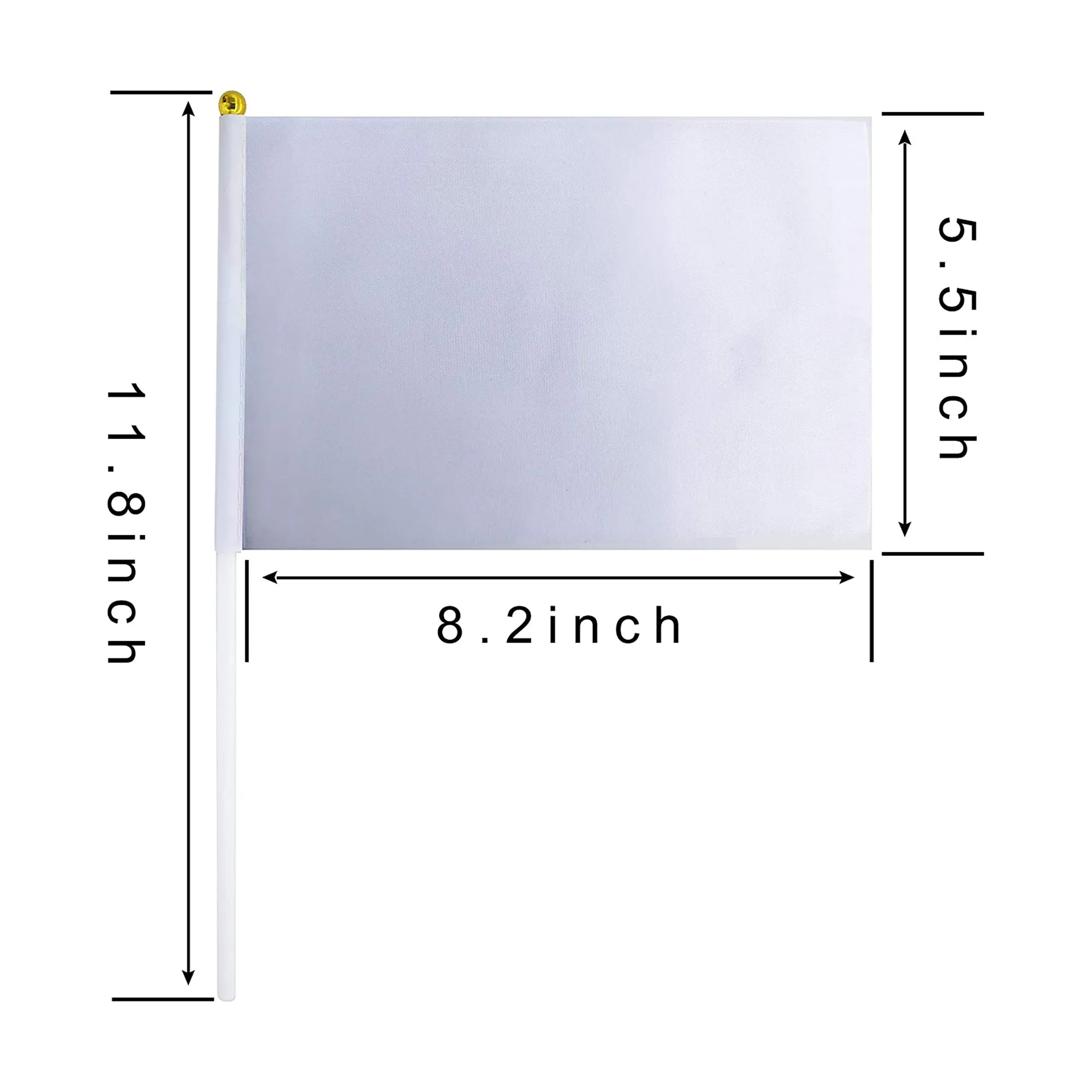 MOQ100 Sublimation Hand Flag 6
