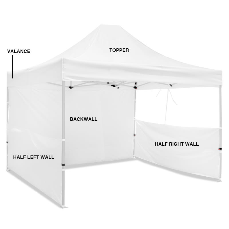 10ft X 15ft Full Color Pop Up Canopy Tents 4