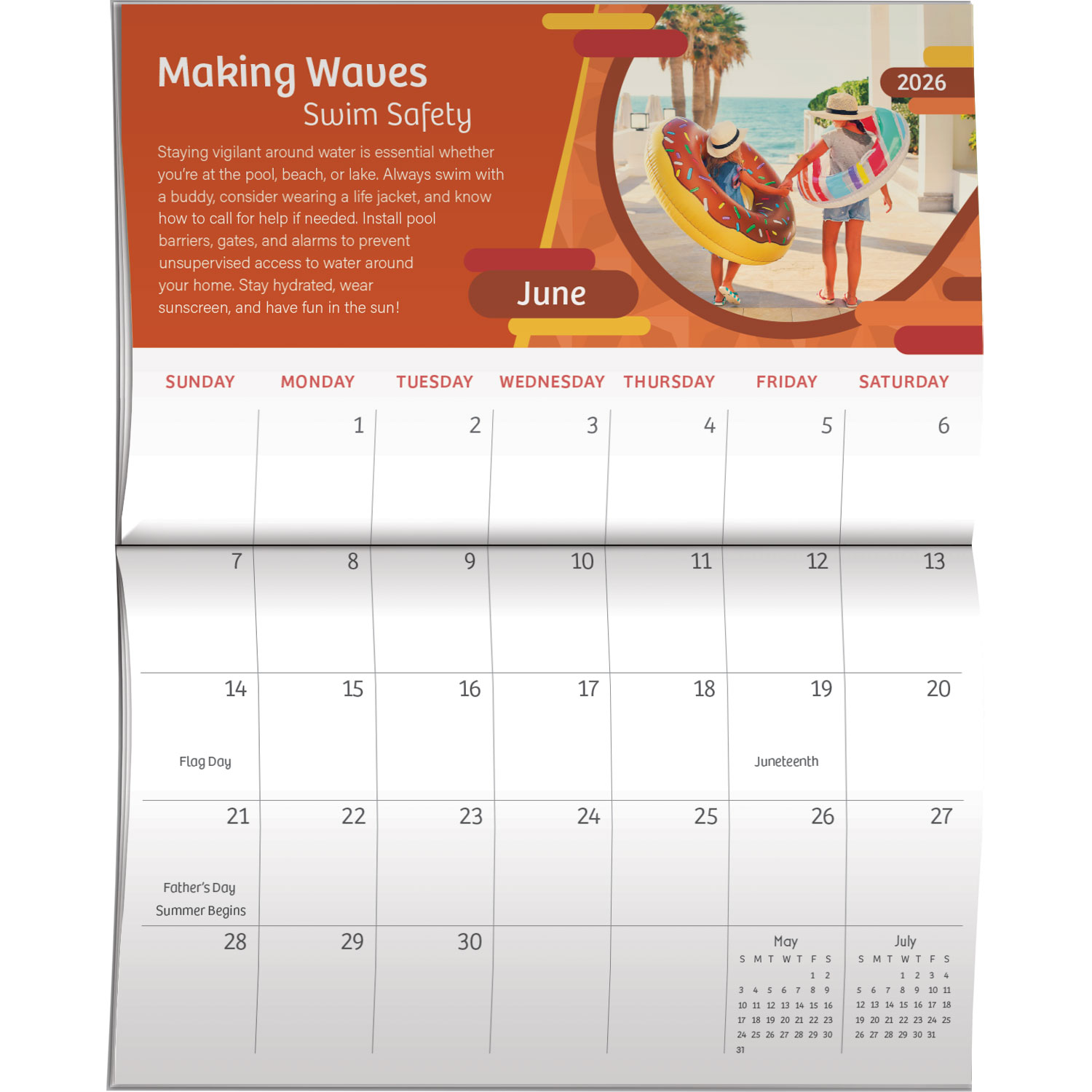 Pocket Calendar - 2026 Safety 4