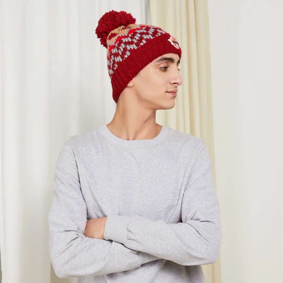Adorn Acrylic Beanies w/ Pom 13
