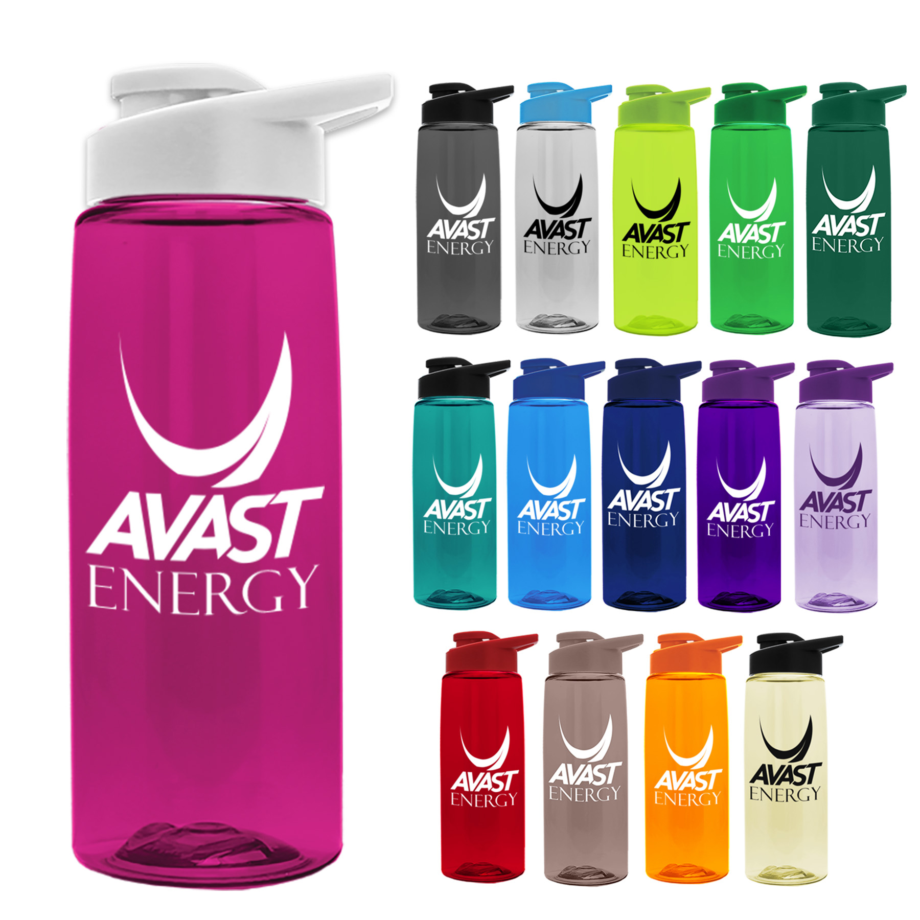 Garyline® Flair Tritan® Bottle with Drink-Thru Lid - 26 oz. 6