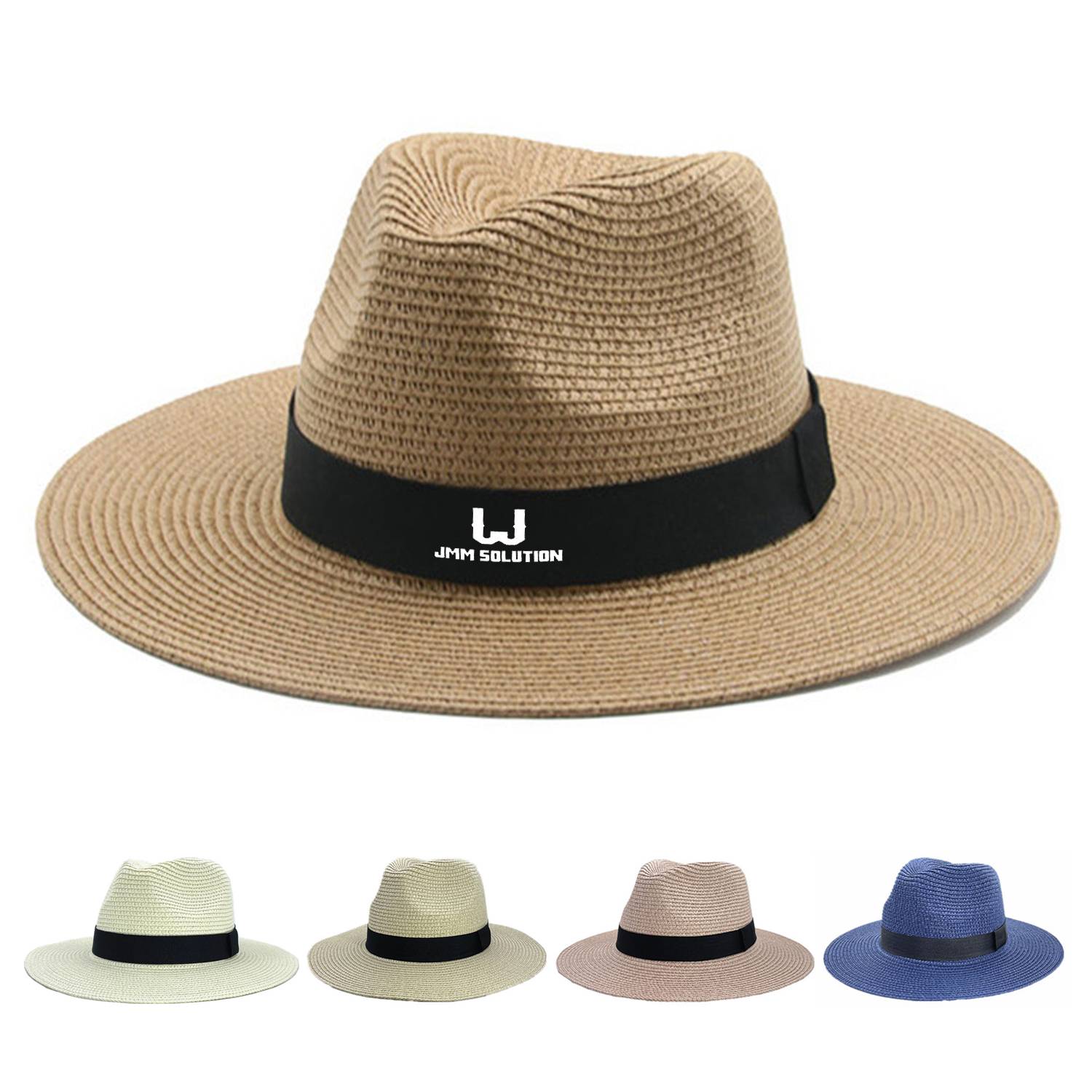 Women Wide Brim Straw Sun Hat 3