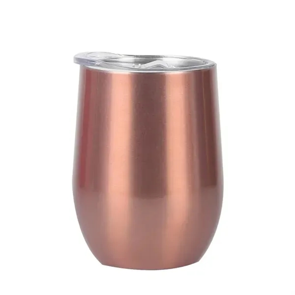 Insulated Stainless Steel Wine Tumbler with Lid 10