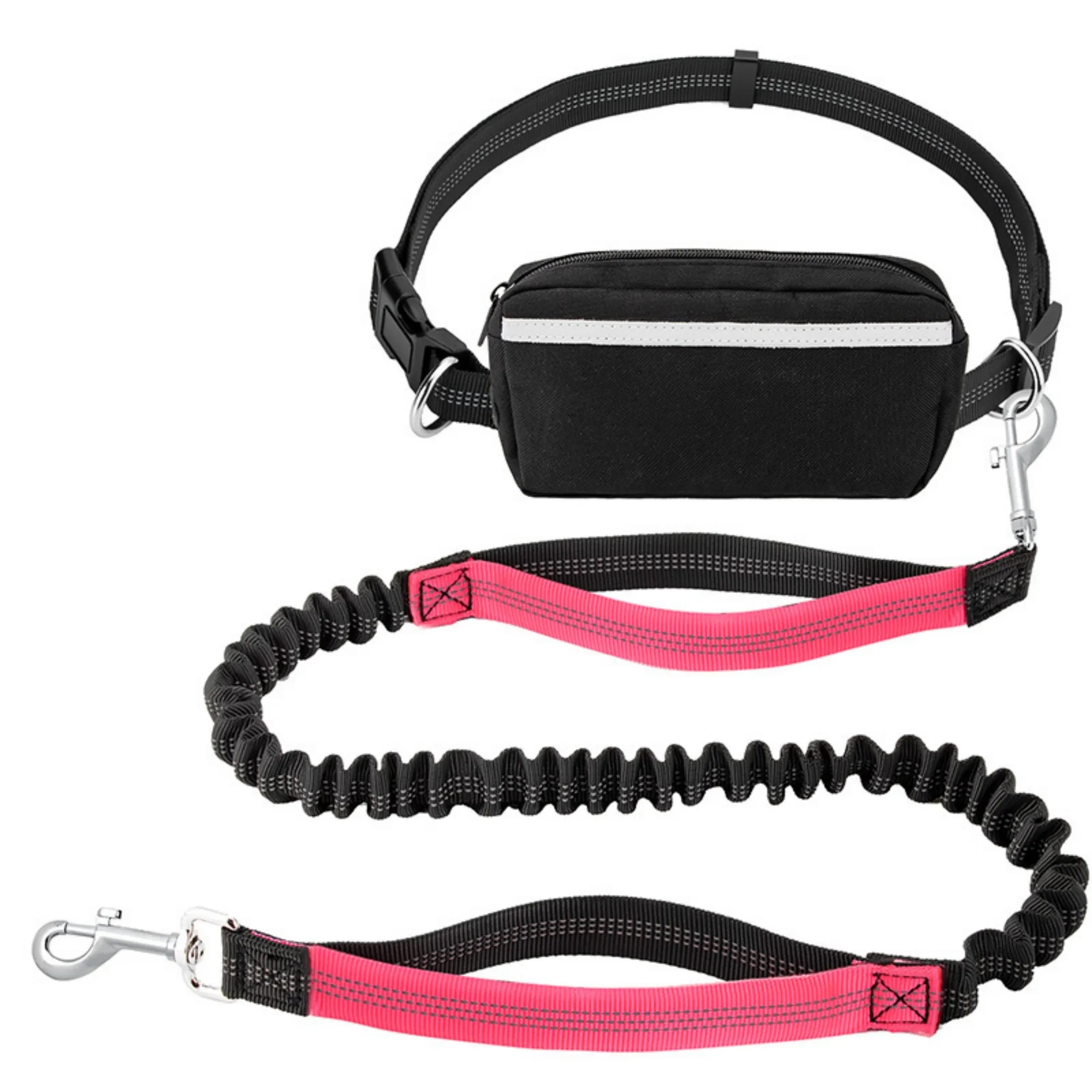 Multi-Functional Retractable Hands-Free Leash Waist Bag 10