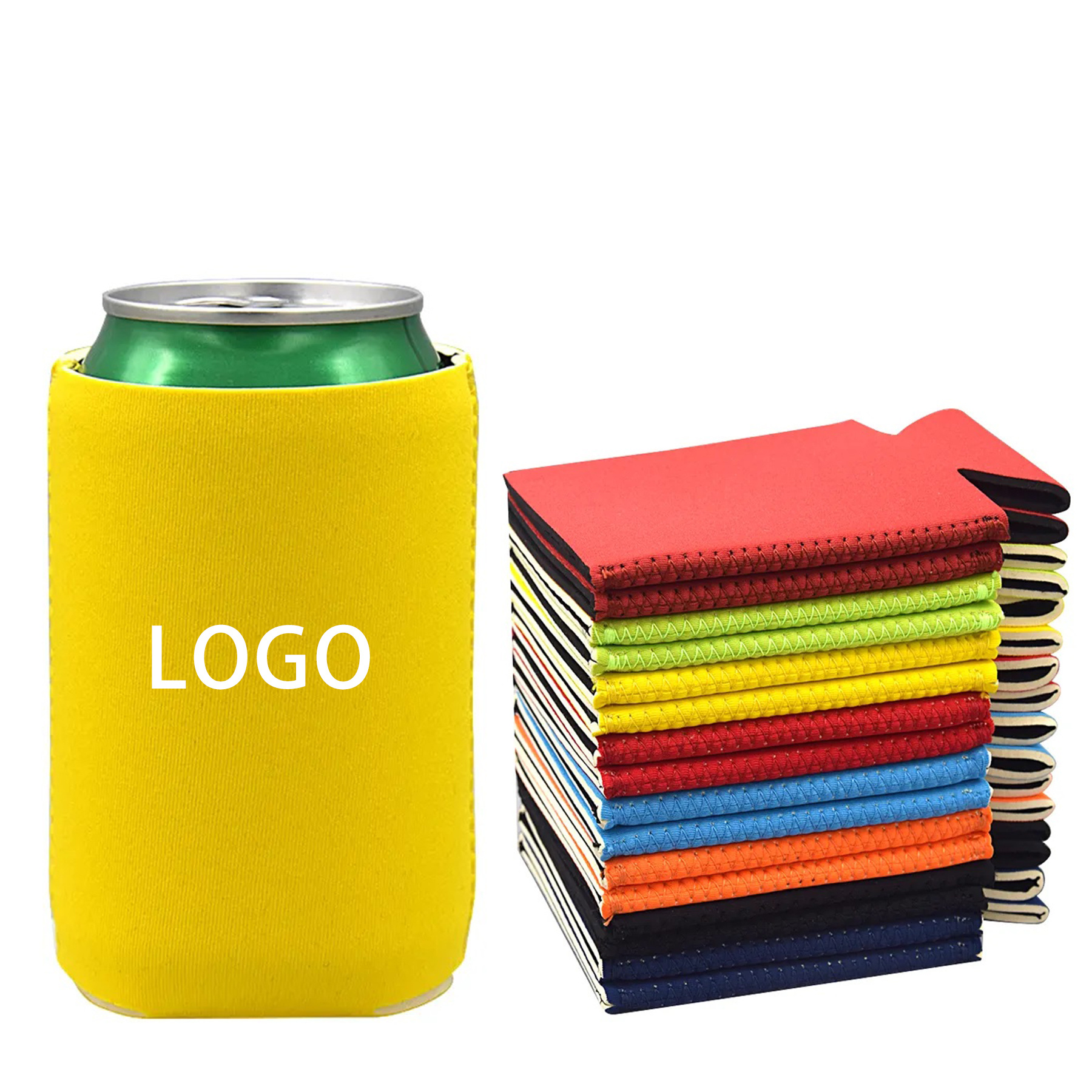 Beer Can Coolers Sleeves, custom koozie with logo imprint 1