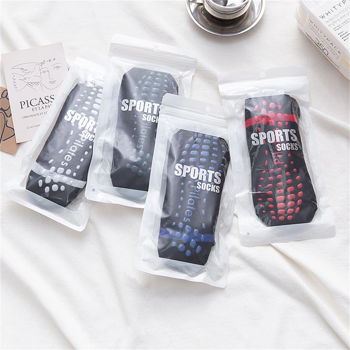 Men'S Non-Slip Yoga Socks 3