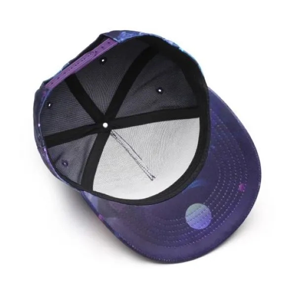 3D Printed Punk Style Snapback Baseball Cap 3