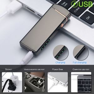 Sleek Lightweight Luxury Dual Electric Arc Lighter 10