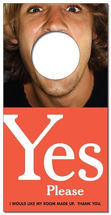 Plastic Door Hanger - 4x8-UV-Coated - 10 pt. 1