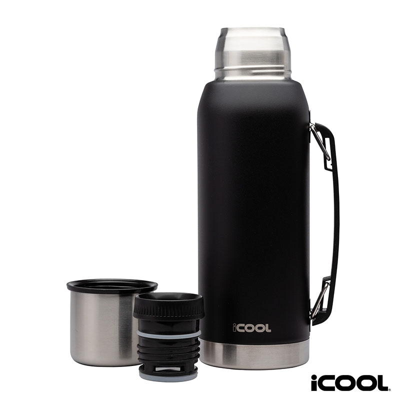 iCOOL® Silverton 34 oz. Double Wall, Stainless Steel Water Bottle 22
