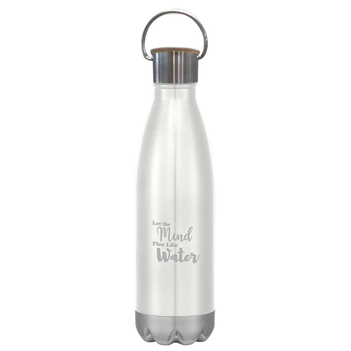 16 Oz. Swiggy Stainless Steel Bottle With Bamboo Lid, custom water bottle with logo imprint 7