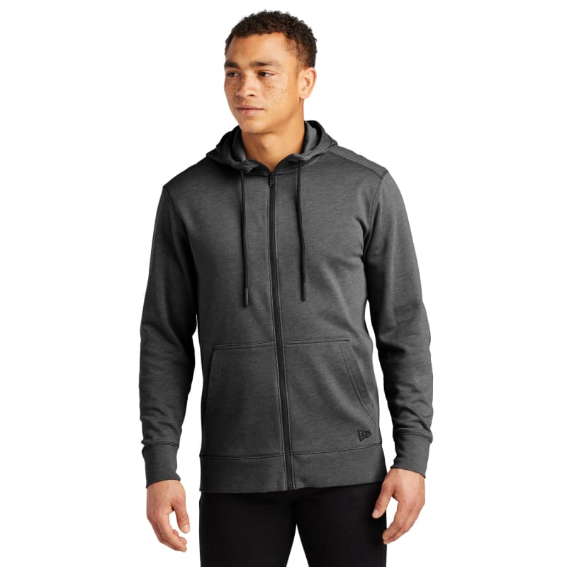 New Era Tri-Blend Fleece Full-Zip Hoodie, custom hoodie or sweatshirt with logo imprint 10