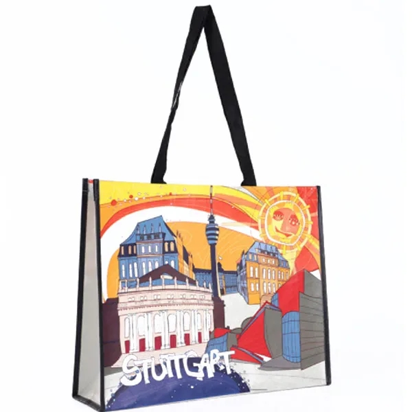 Reusable RPET Laminated Grocery Shopping bag 5