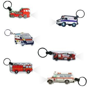 Custom Figure Shaped Keychain LED Flashlight 5