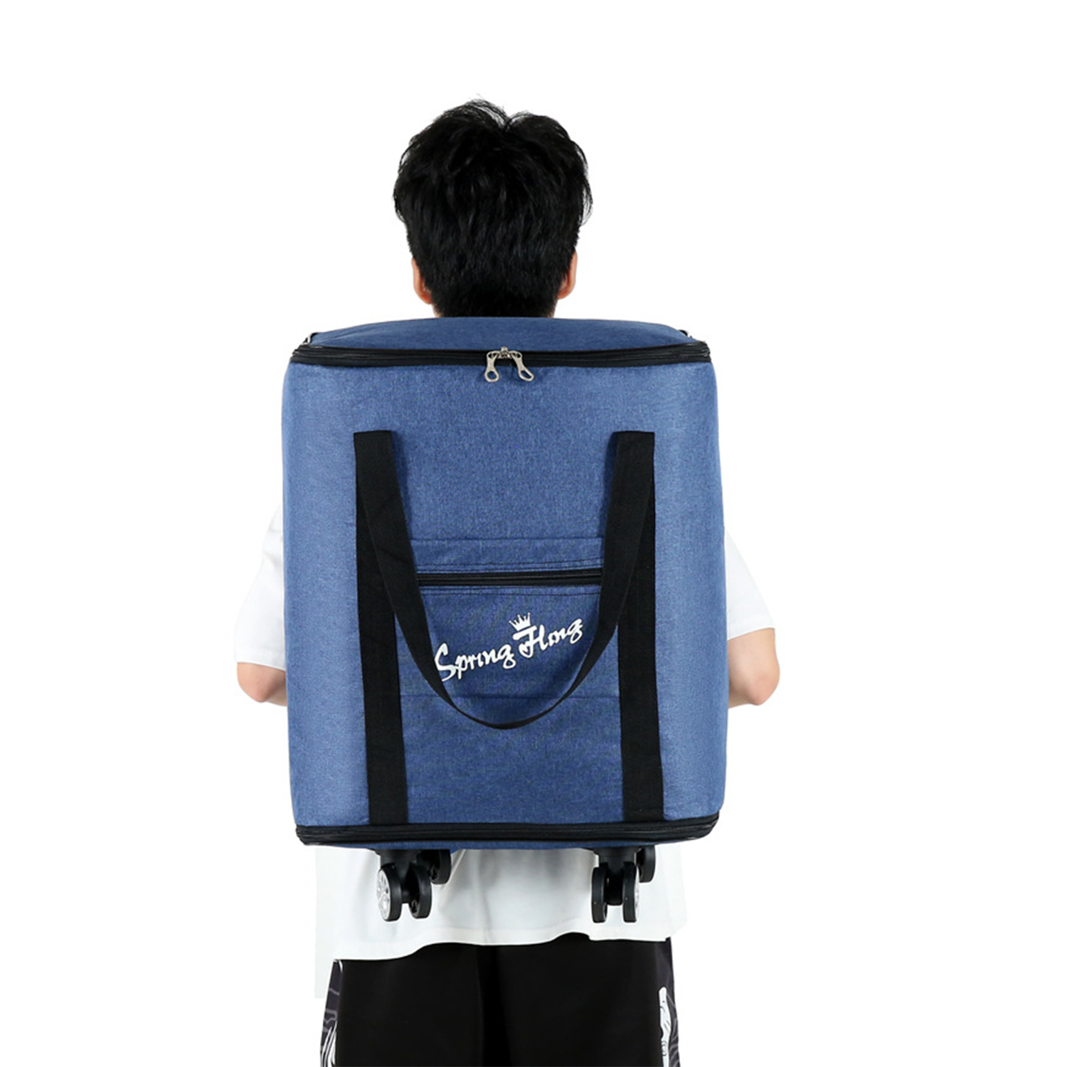 Foldable Carry On Duffle Bag with Wheels 7