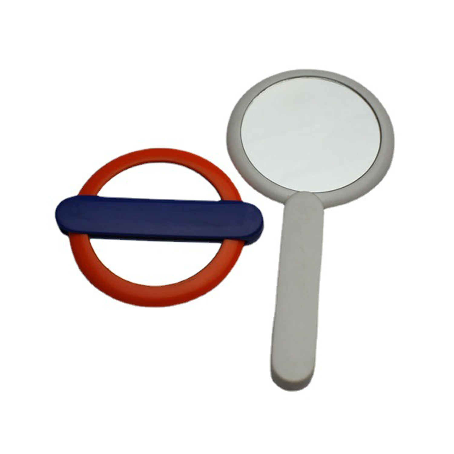 Folding handle double-sided mirror 3