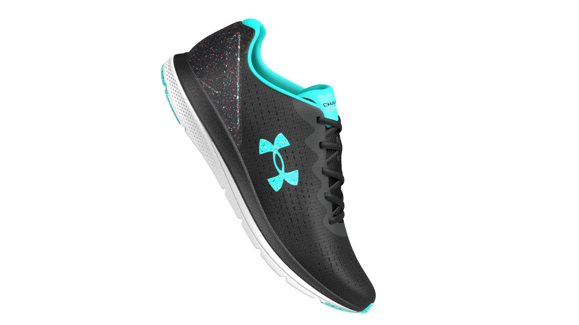 Women's UA Charged Impulse 2 Paint Splatter Running Shoes 1