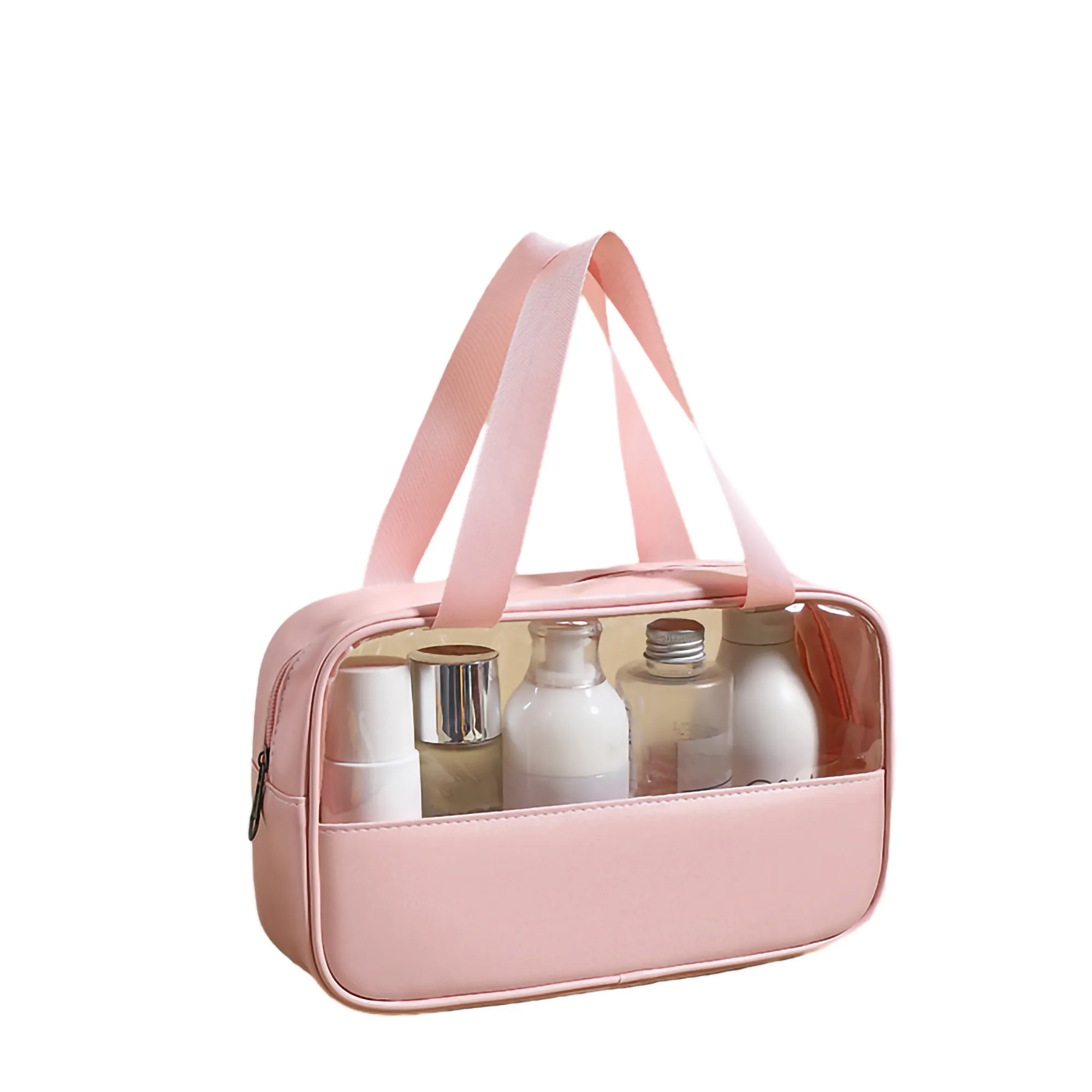 MOQ 100PCS Transparent Cosmetic Bag 4
