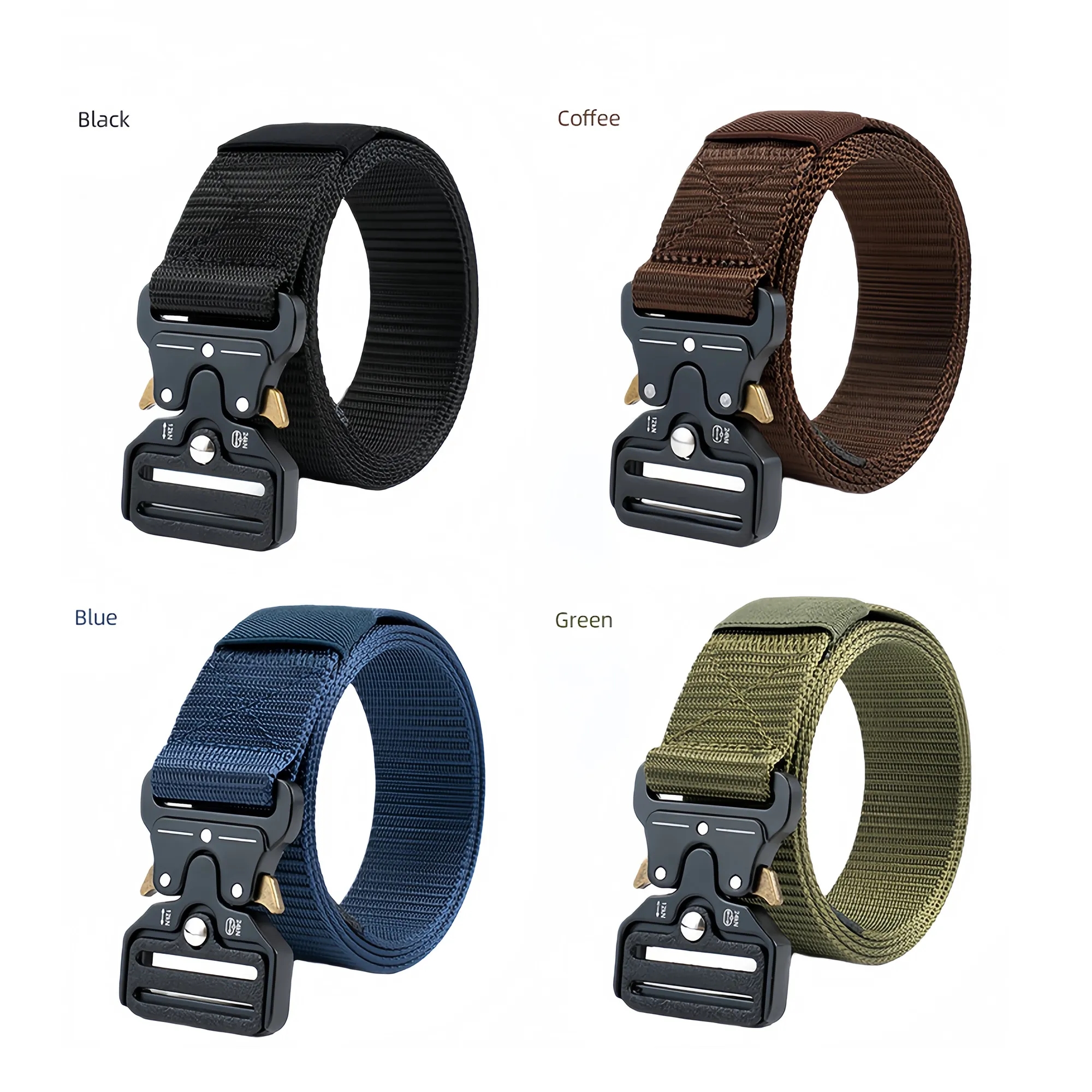 Nylon Tactical Belt With Cobra Buckle For Outdoor Training 2