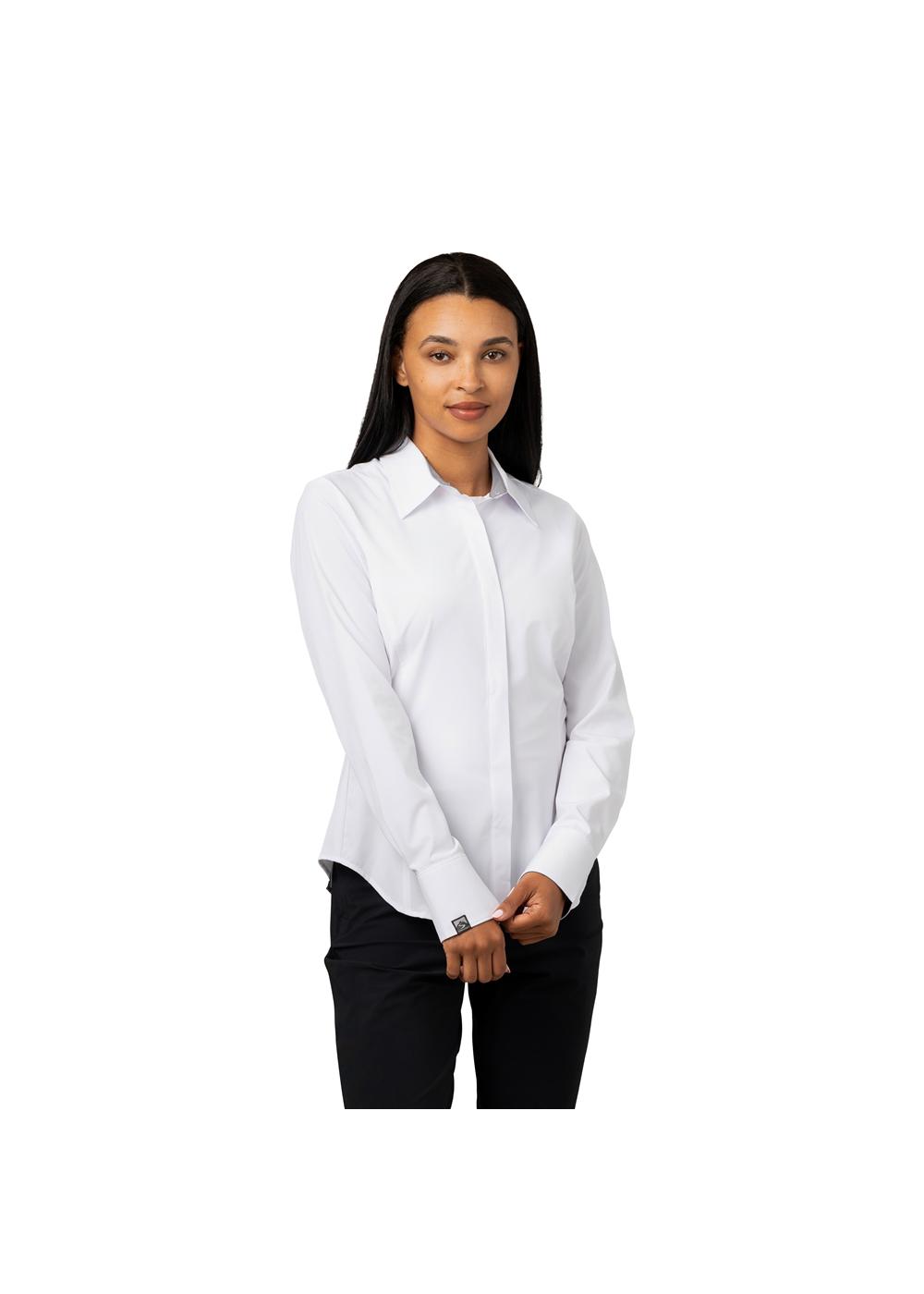 Storm Creek Women's Executive 4-Way Stretch Solid Button Up 10
