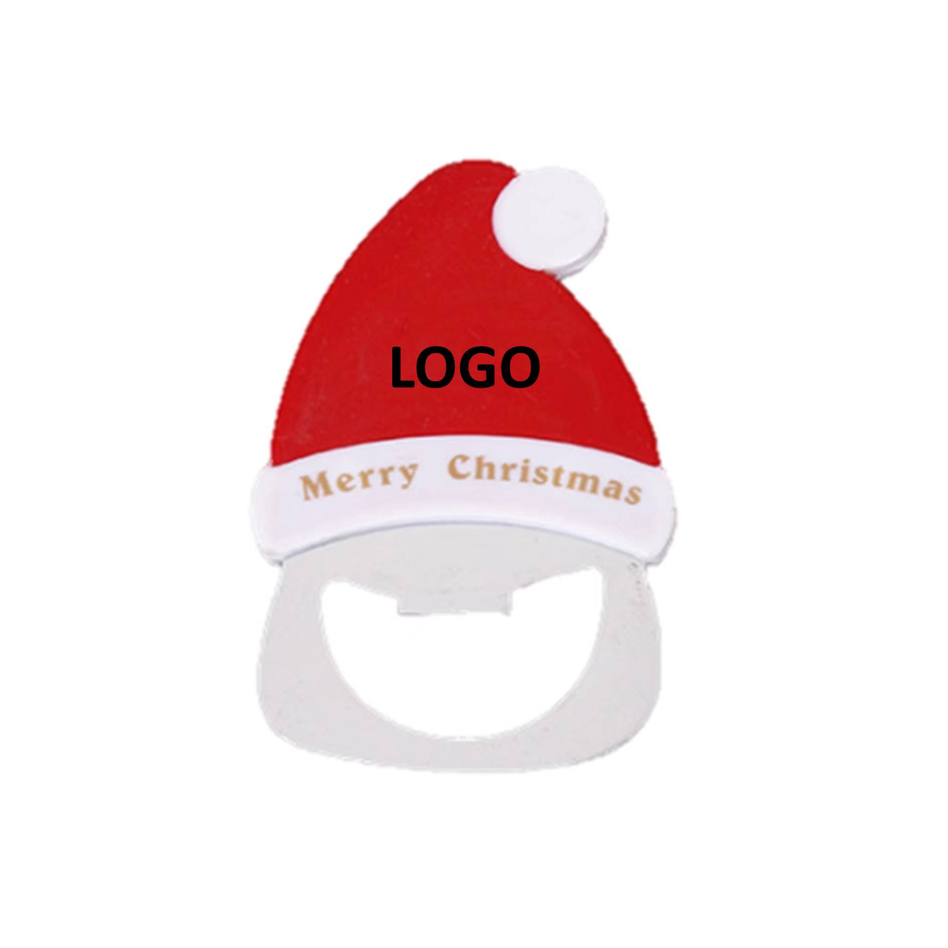 Santa Shape Beer Bottle Opener Fridge Magnet 3