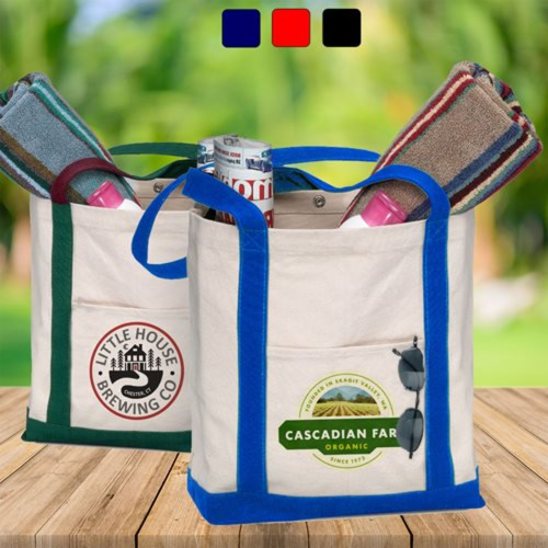 12 oz Cotton Canvas Tote Bag -14" x 17" 3
