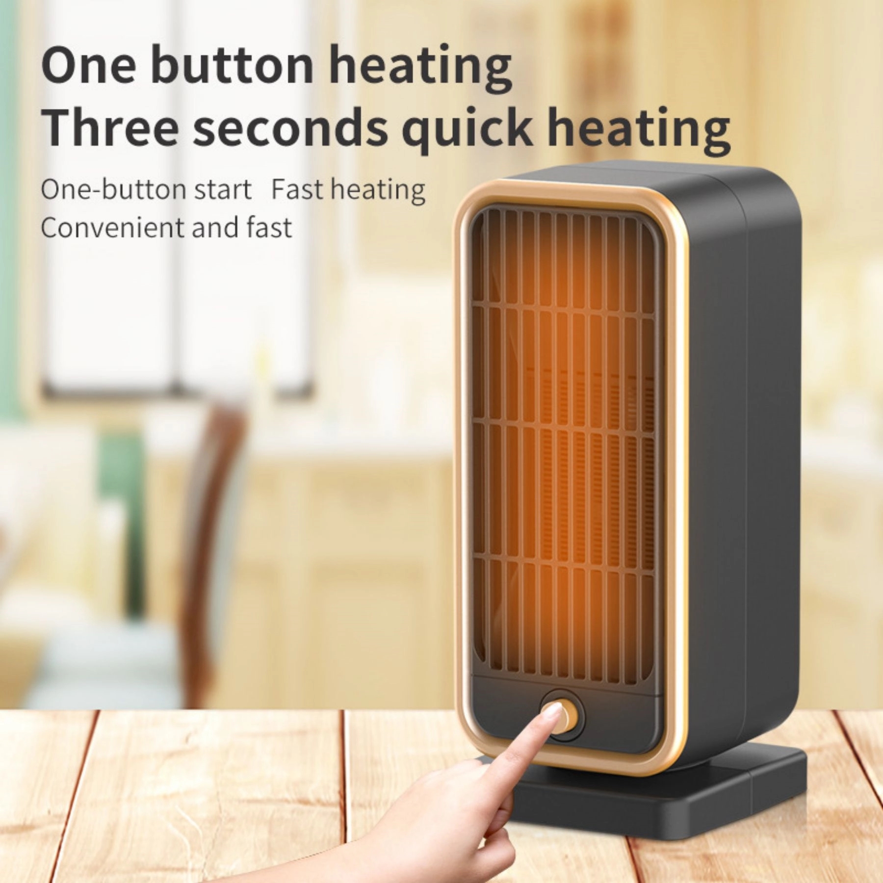 Small Electric Space Heaters Indoor With Thermostat 1