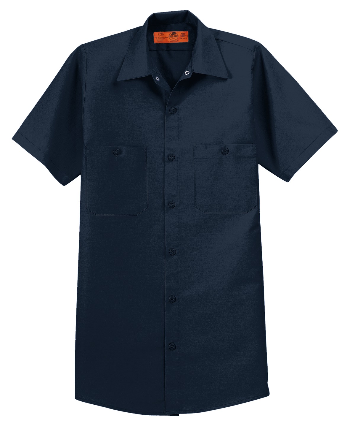 Red Kap Long Size, Short Sleeve Industrial Work Shirt. SP24LONG 51