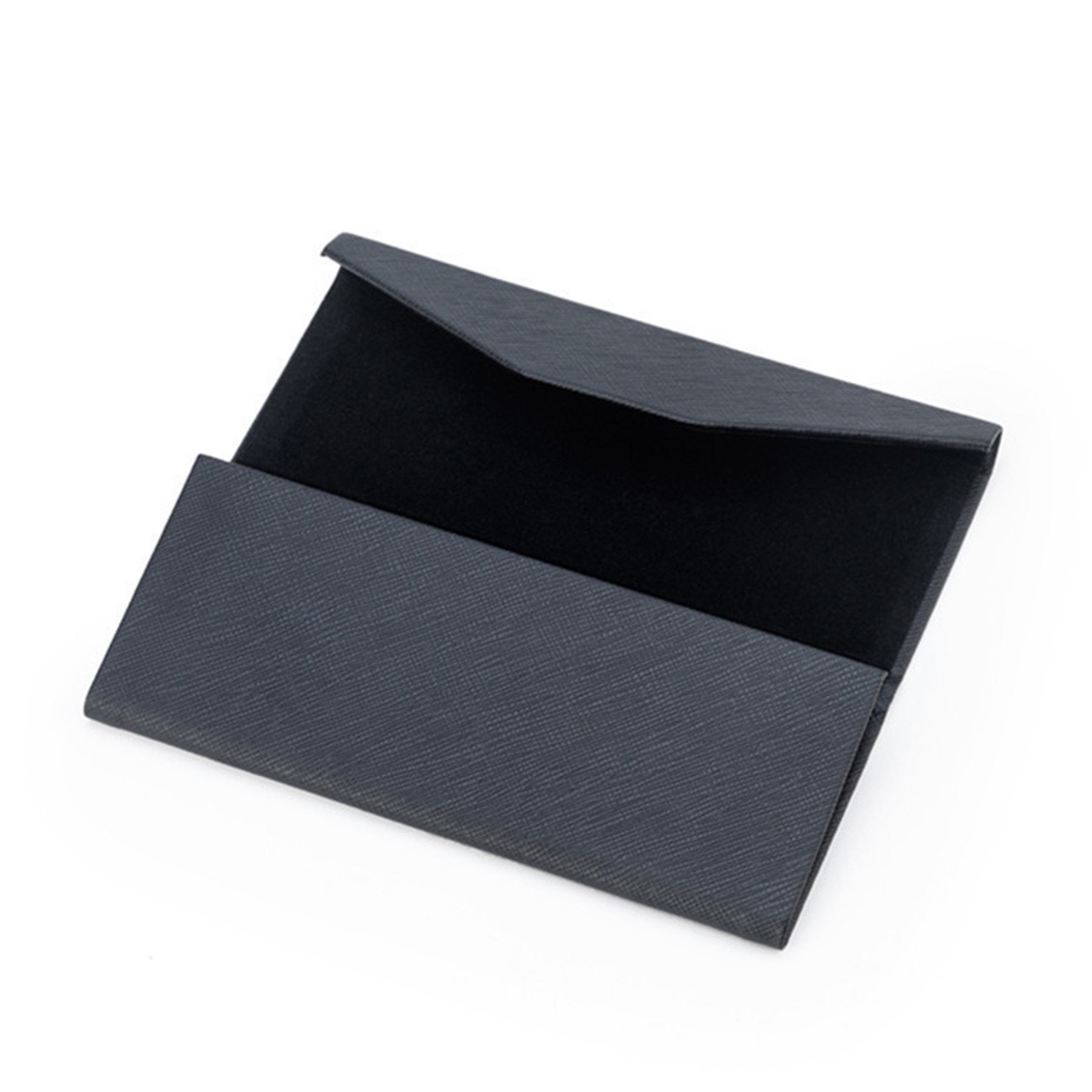 Triangle Folding PU Leather Glasses Case 3