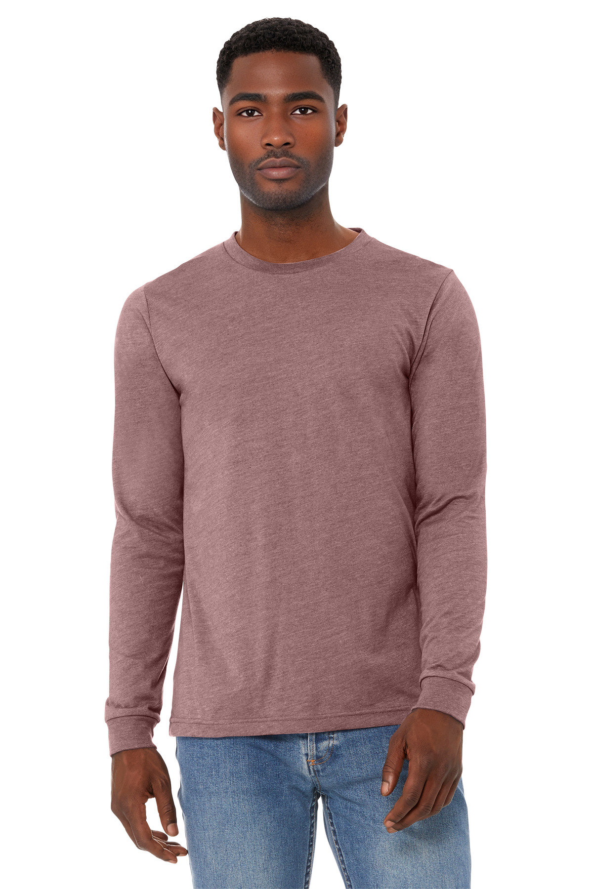 BELLA+CANVAS Unisex Heather CVC Long Sleeve Tee BC3501CVC 33