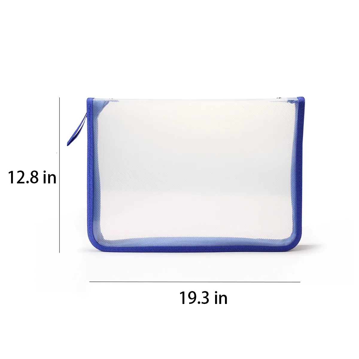 A4 Transparent Zipper File Bags Waterproof Document Folder 5