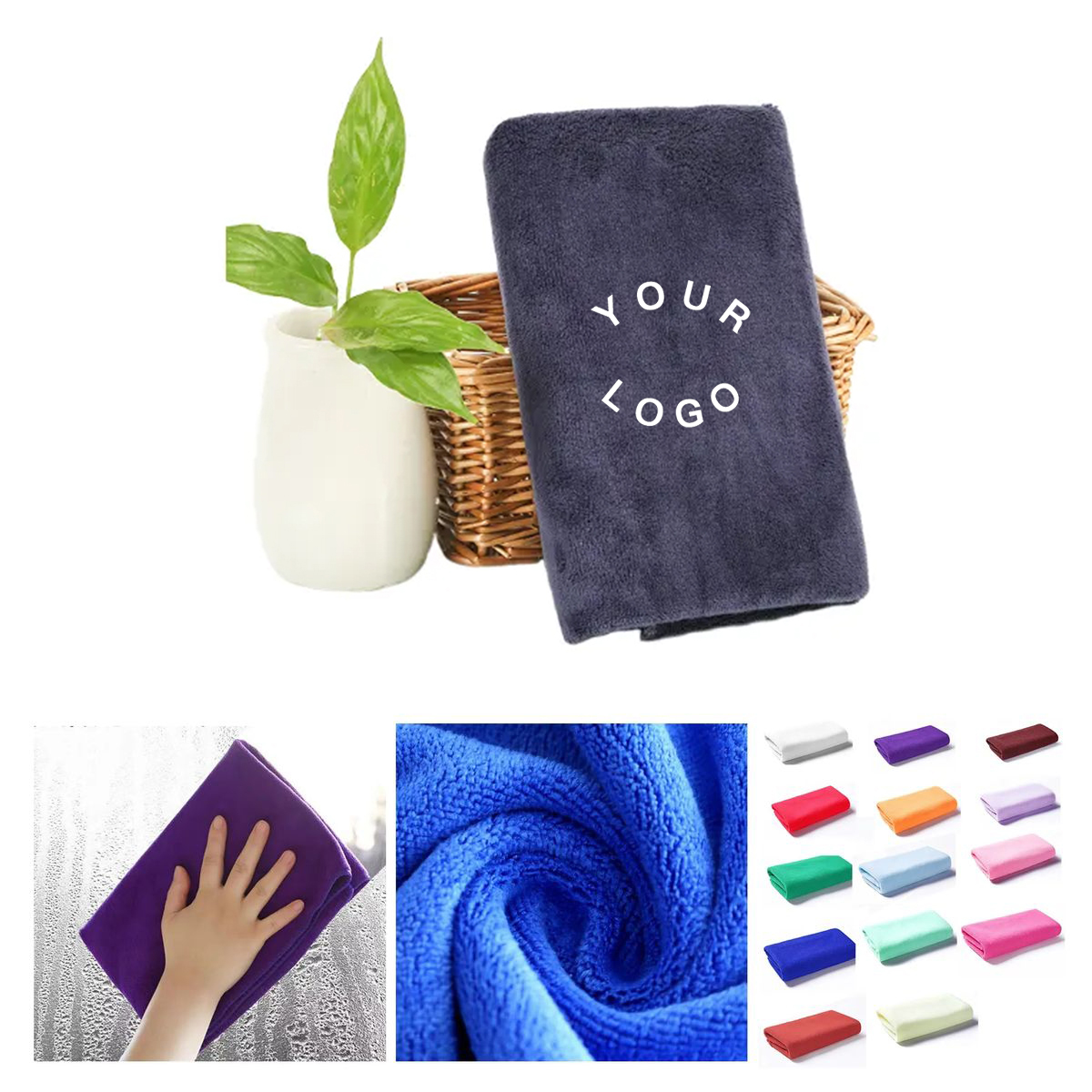 Soft Microfiber Cloth for Cars and Household Cleaning 5