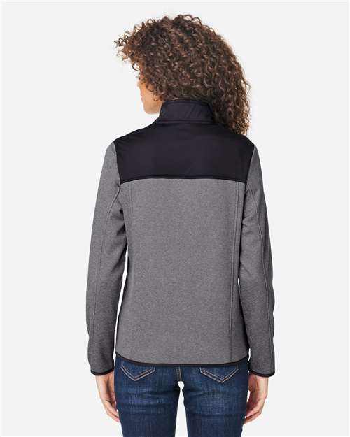 Women's Venture Heathered Stripe Hybrid Jacket - CE74W 5