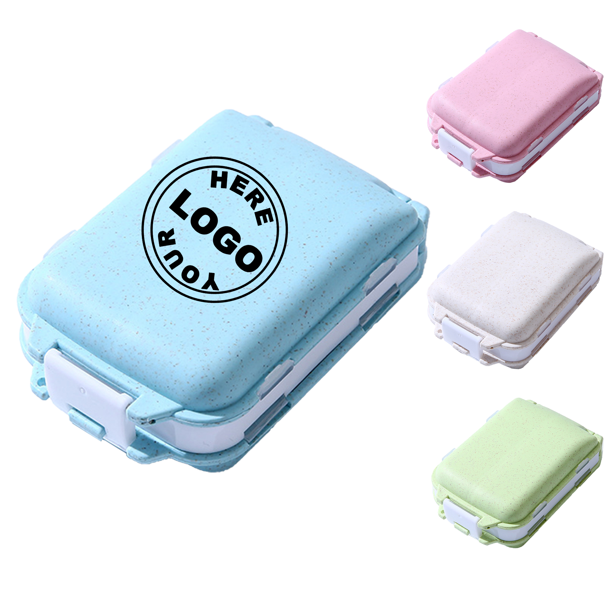 8-compartment three-layer medicine box 2