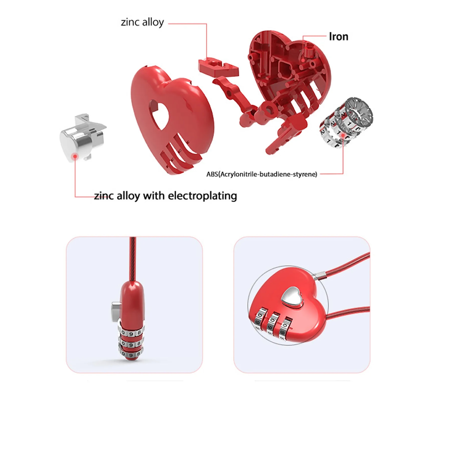 Heart Shaped Padlock 4