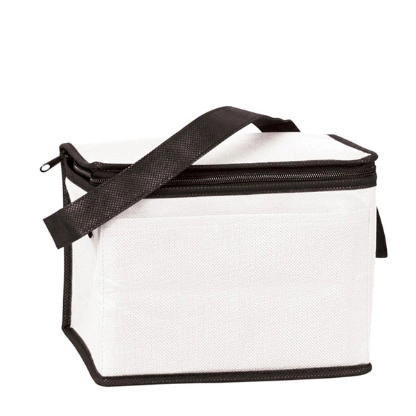 Portable 6 Can Pack Insulated Non Woven Cooler Bag 8