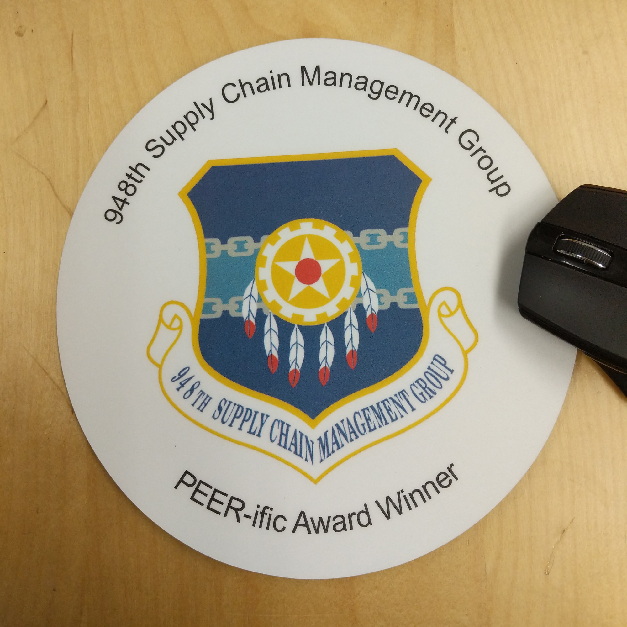 Hard Surface Round Mouse Pad(Full Color Imprint) 2