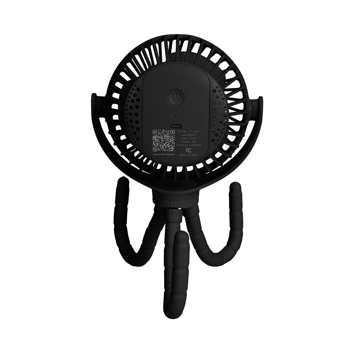 Portable Rechargeable Fan With Flexible Tripod 4
