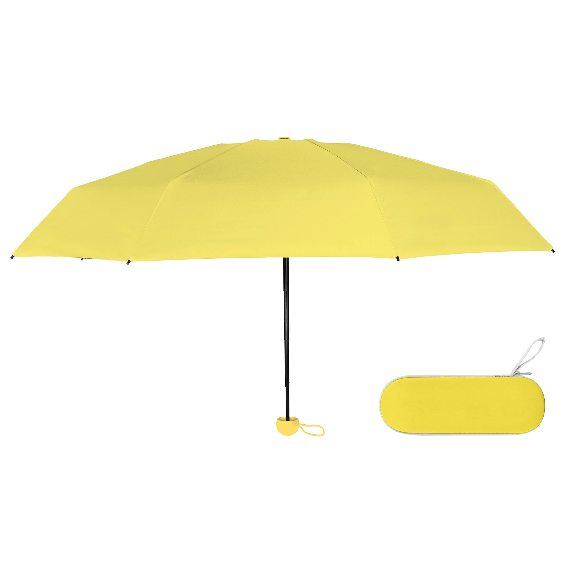 Sun & Rain Travel Umbrella with Portable Case (Full Color) 4