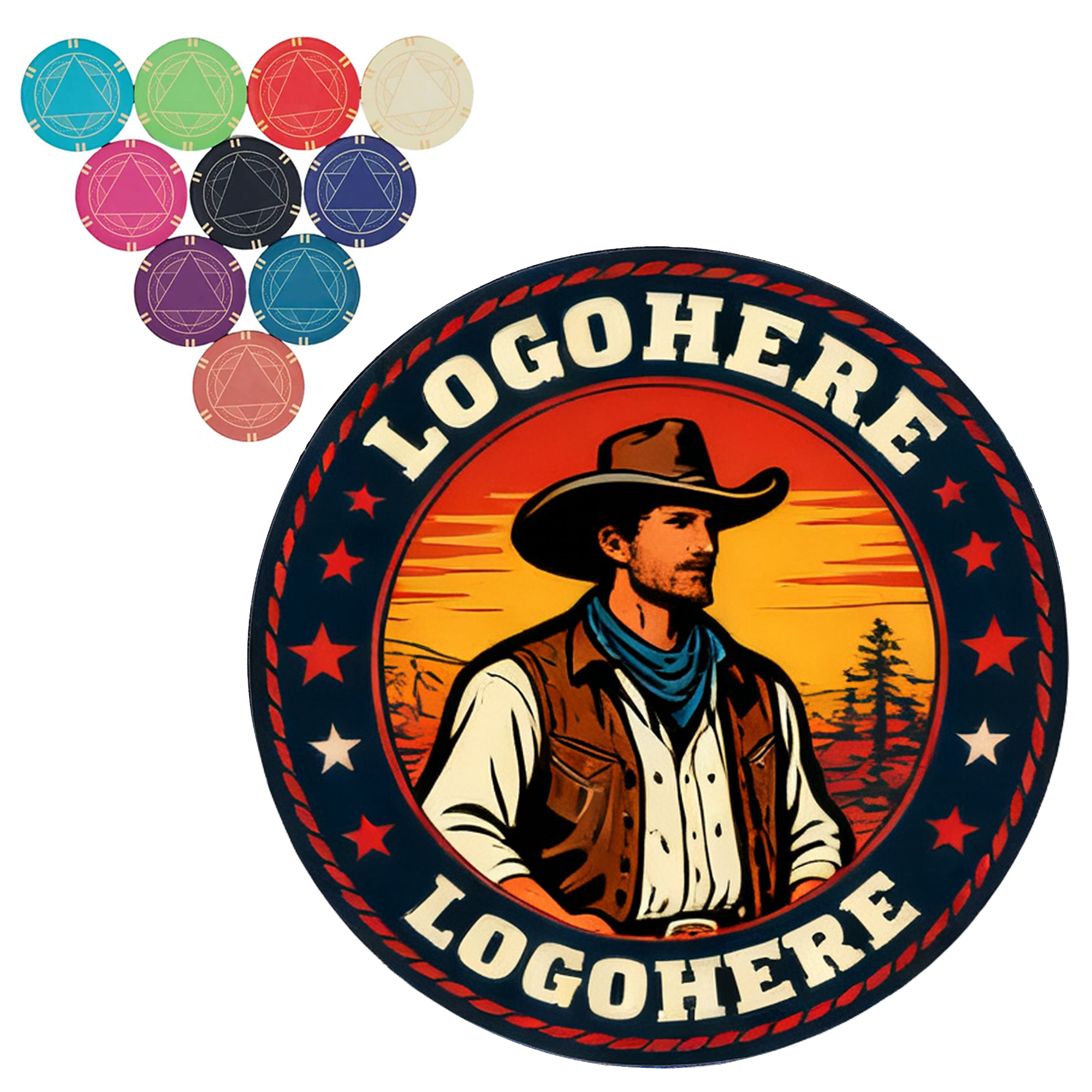 Personalized Ceramic Poker Chips for Games 3