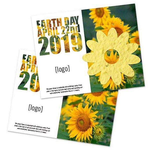 Seed Paper Shape Postcard 24