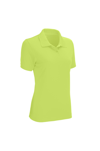 Women's Vansport Omega Solid Mesh Tech Polo 100