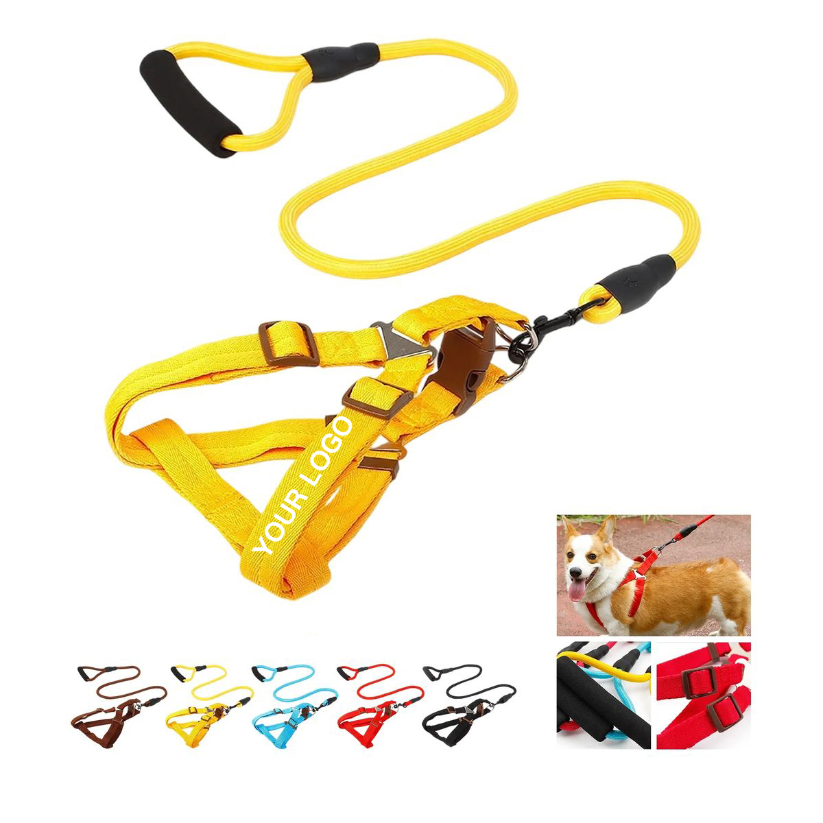 Durable Nylon Elastic Dog Leash 7