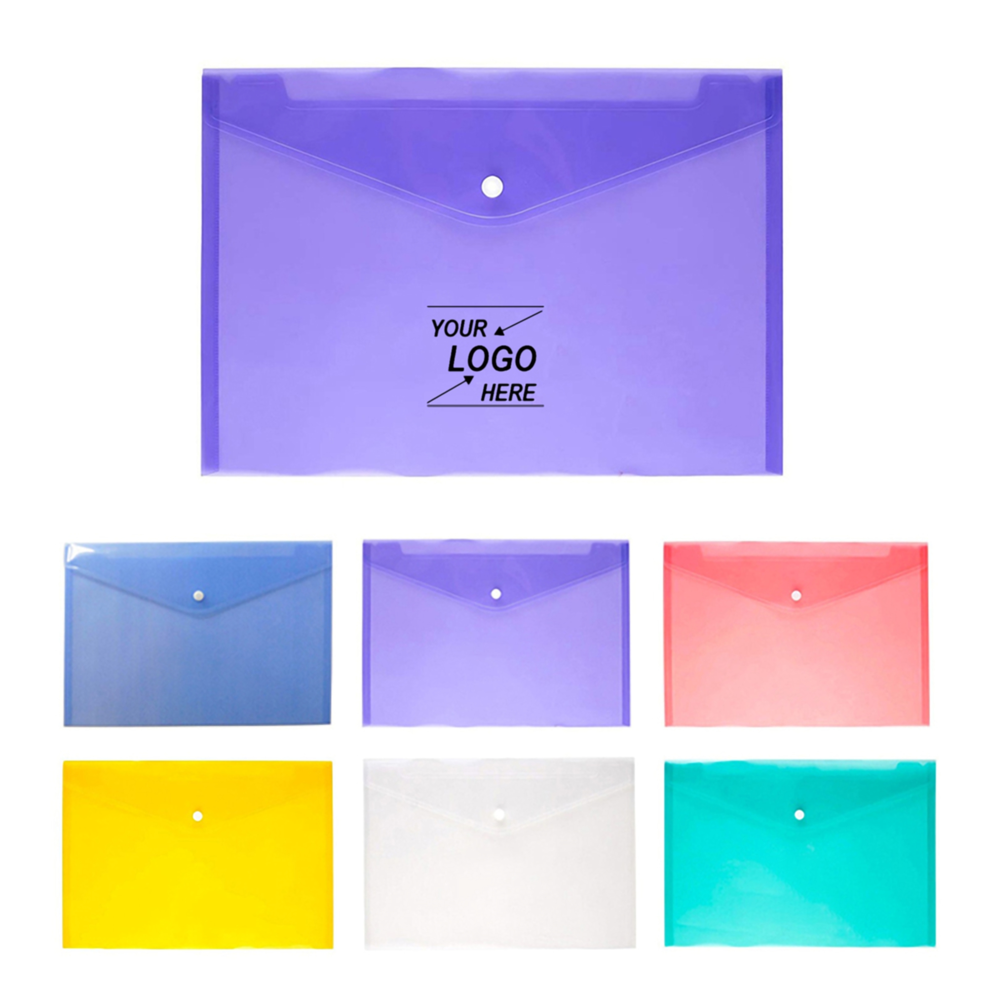 Plastic Envelope w/Snap Button 4