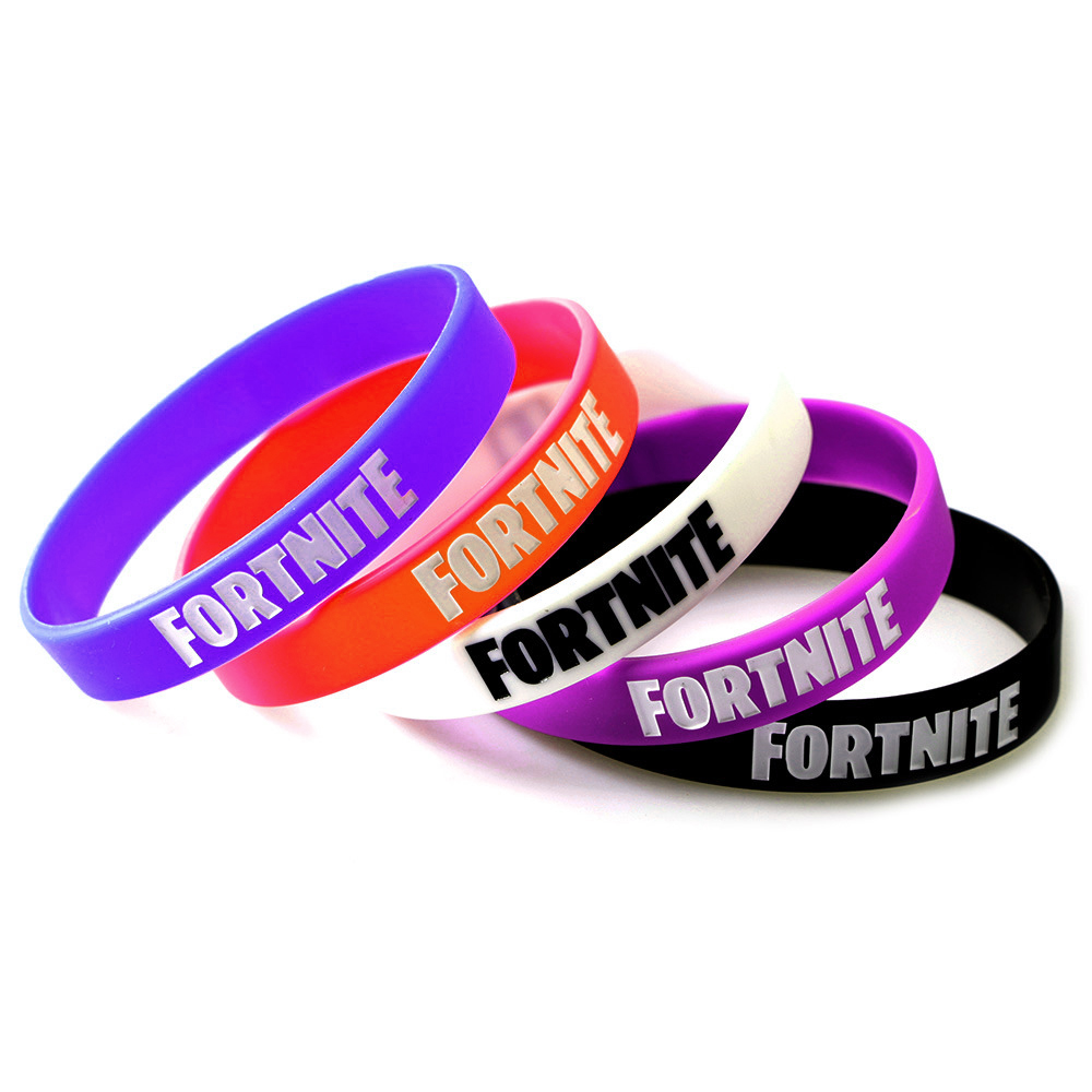 Debossed Silicone Bracelet with Color Filling 2