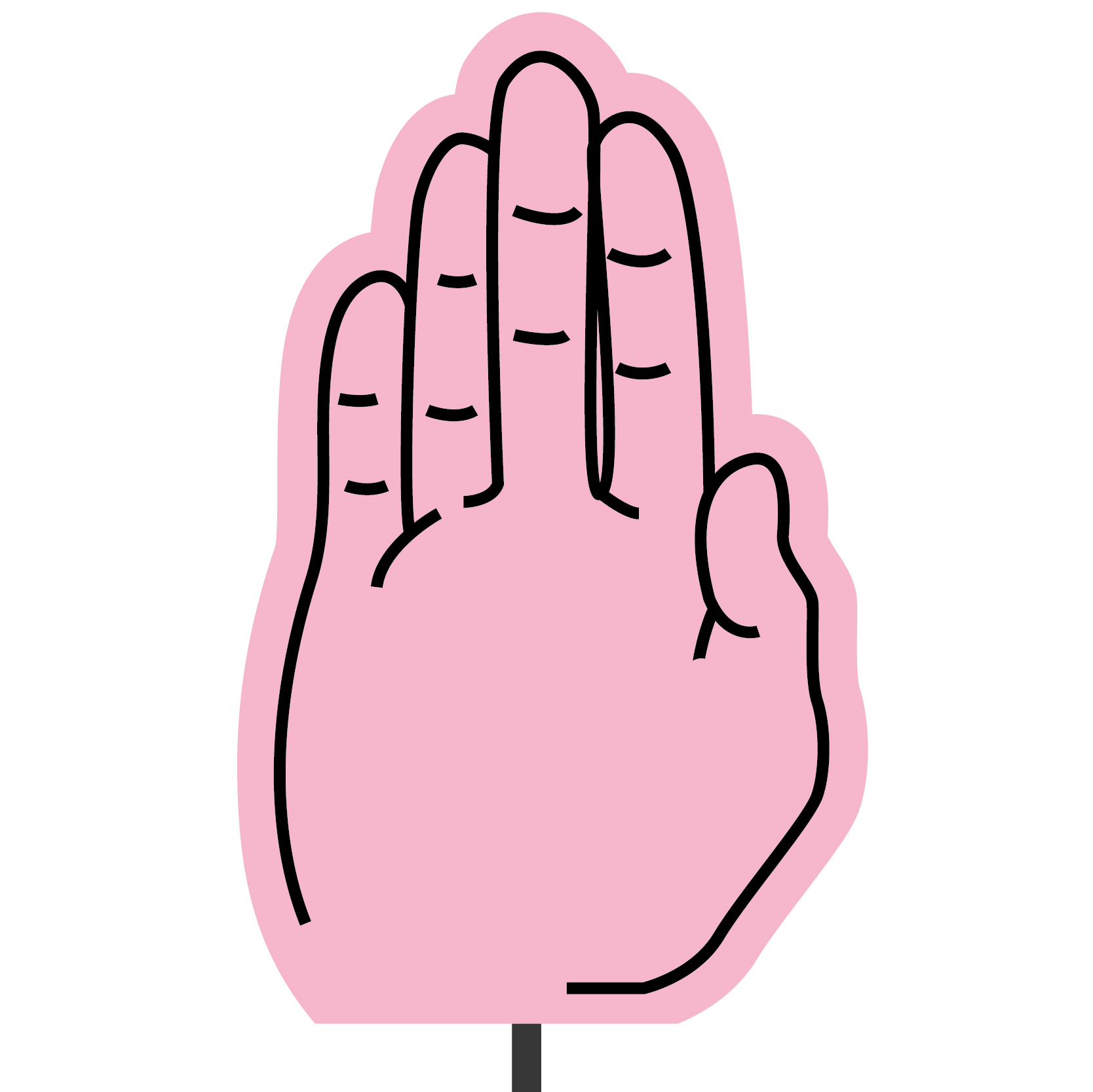 Foam Hand Topper 10