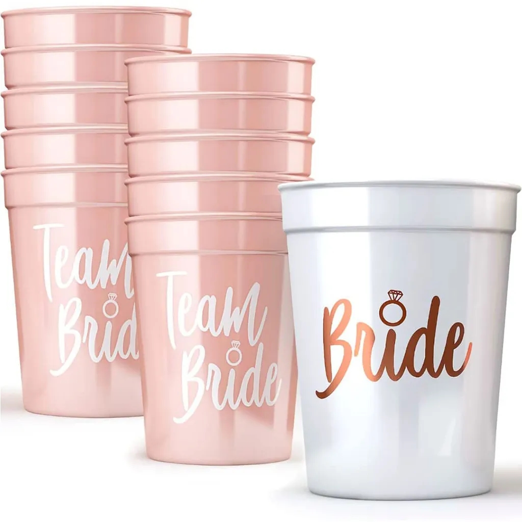 16 Oz. Team Bride Bachelorette Party Cup 3