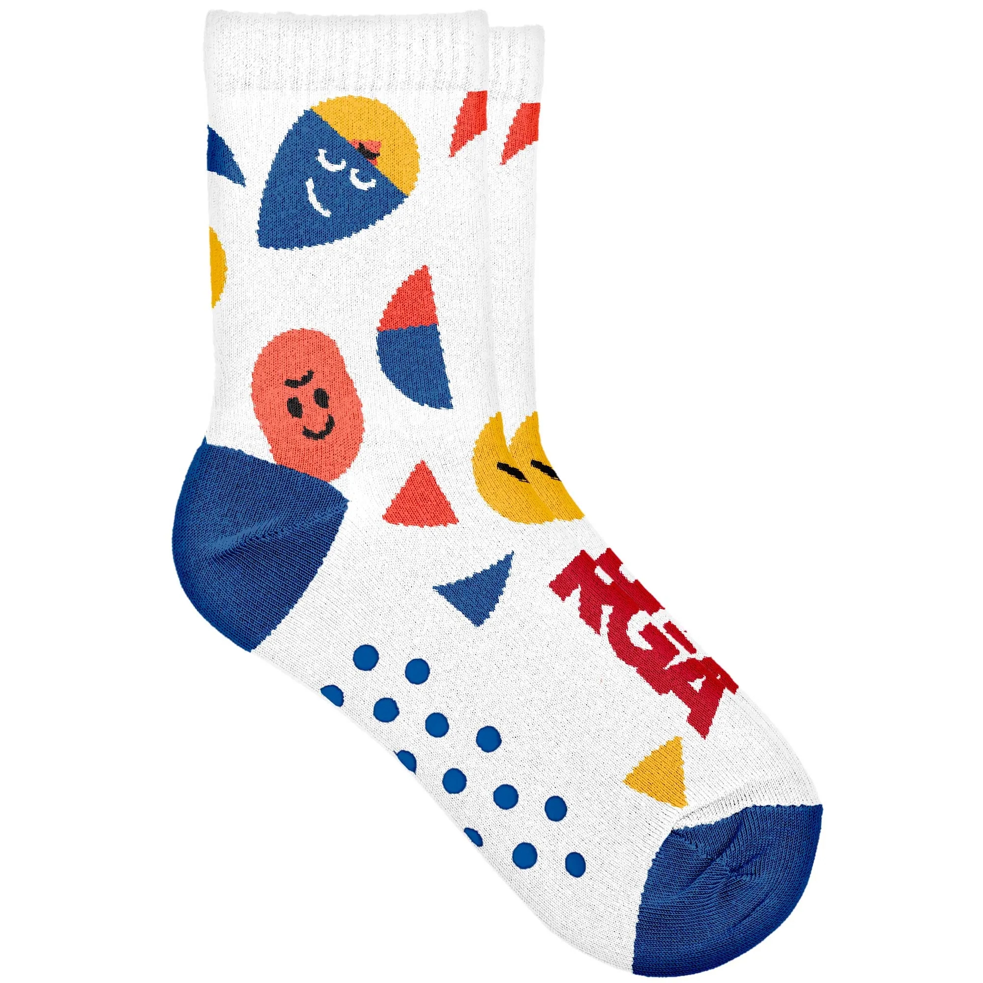 Kids Non-Slip Jacquard Grip Socks 3