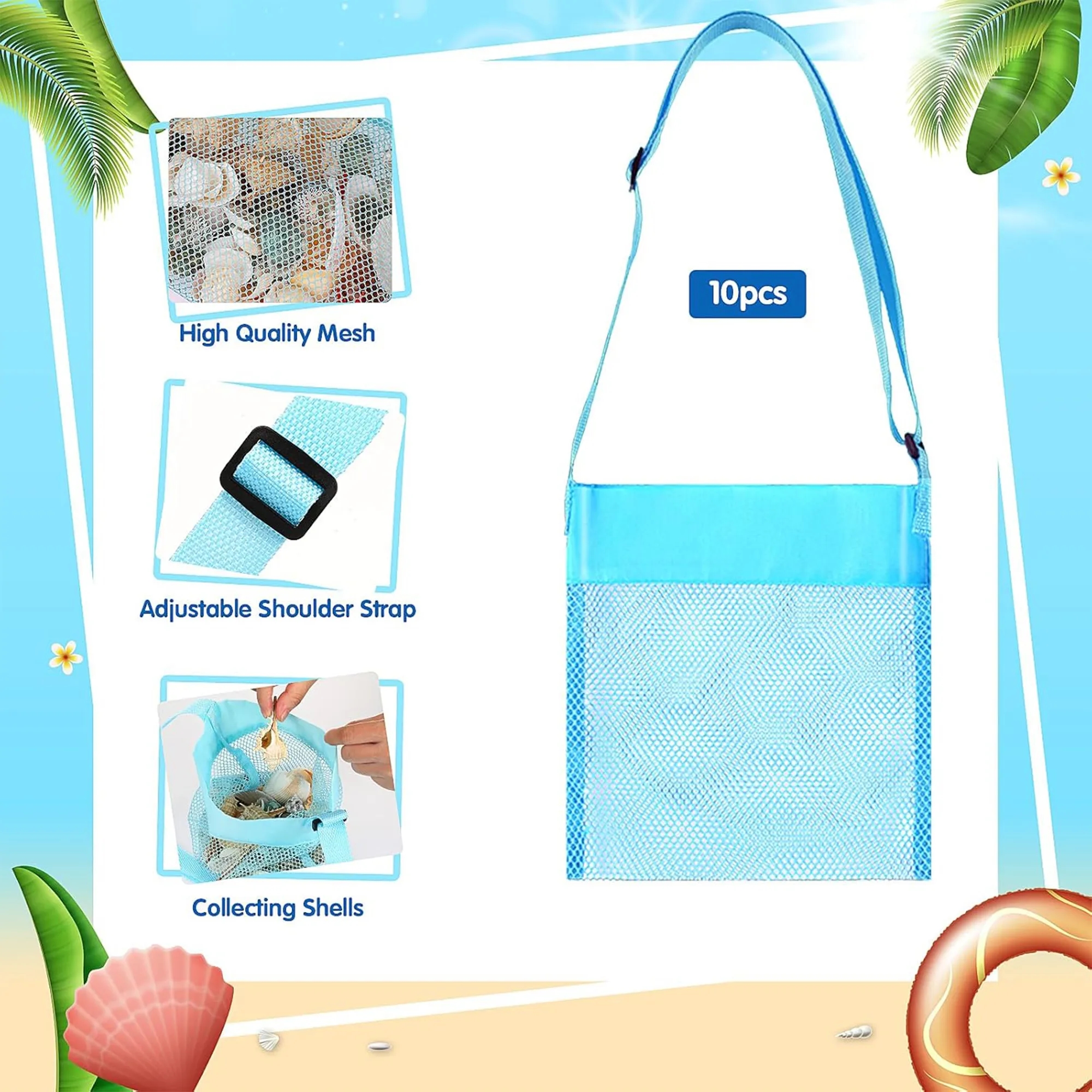 Kids Beach Shell Bag 7